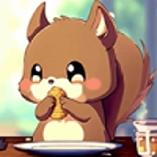 🍽 Эмодзи «Cute Squirrel Emoji» для Telegram