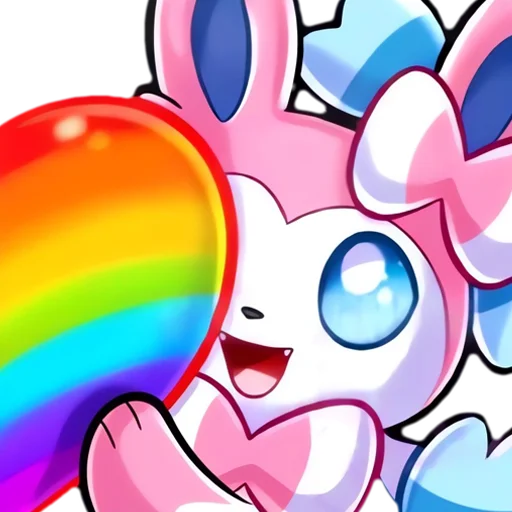 🏳️‍🌈 Стикер «Sylveon» для Telegram