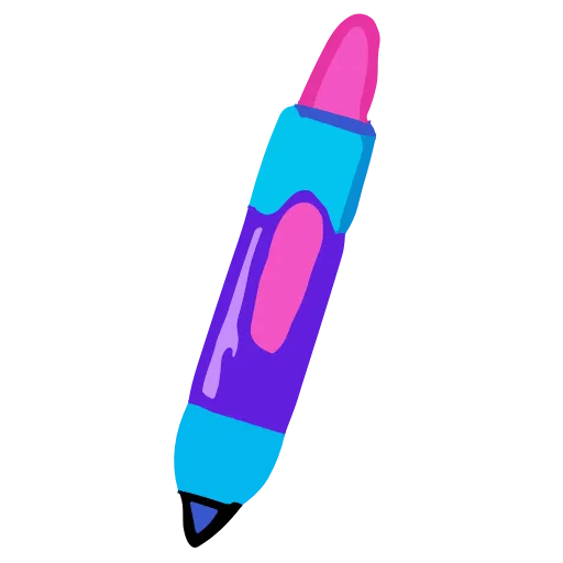 🖍 Эмодзи «cute very color» для Telegram