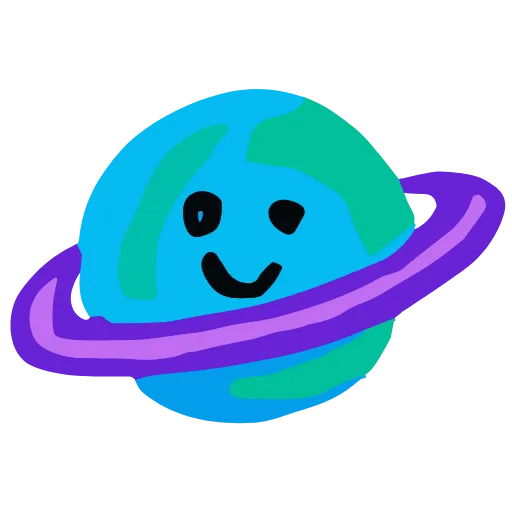 🪐 Эмодзи «cute very color» для Telegram