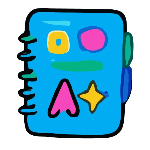 📒 Эмодзи «cute very color» для Telegram