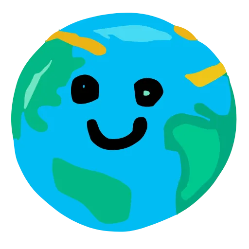 🌎 Эмодзи «cute very color» для Telegram