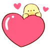❤️ Эмодзи «Cutie Chicken» для Telegram