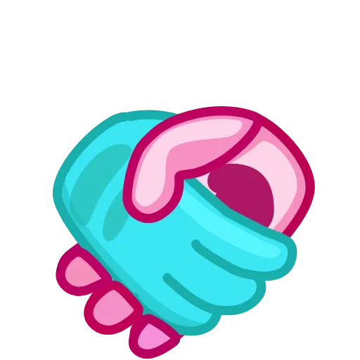 🤝 Эмодзи «ФУКСИАНА - эмодзи цвета фуксия» для Telegram