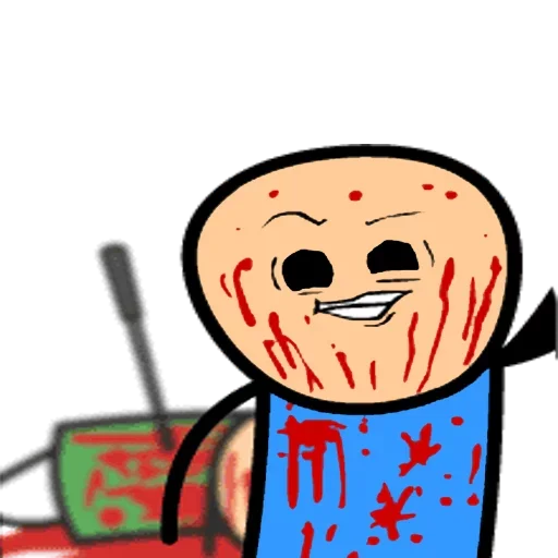😚 Стикер «Cyanide boy» для Telegram