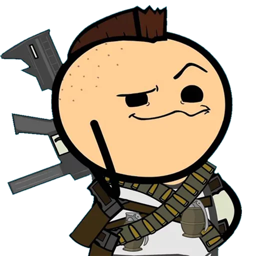 😗 Стикер «Cyanide boy» для Telegram