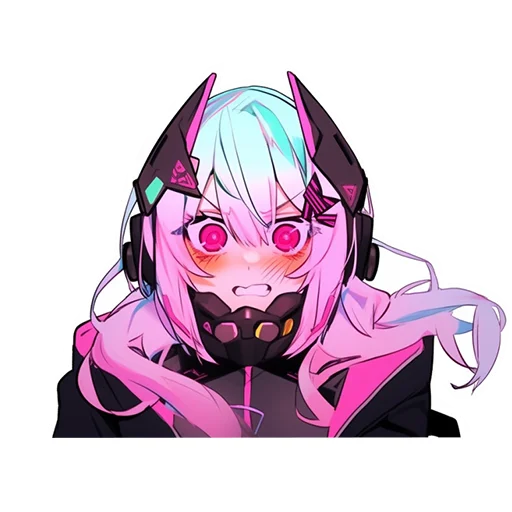 😈 Стикер «Cyber Girls» для Telegram