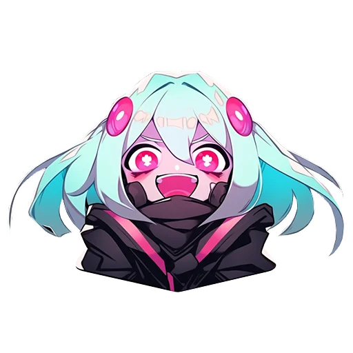 😏 Стикер «Cyber Girls» для Telegram