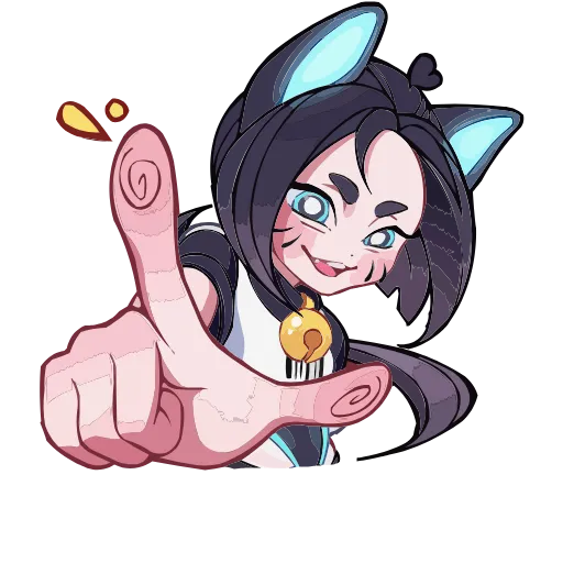 Стикерпак Кибер Милшу 02 для Telegram