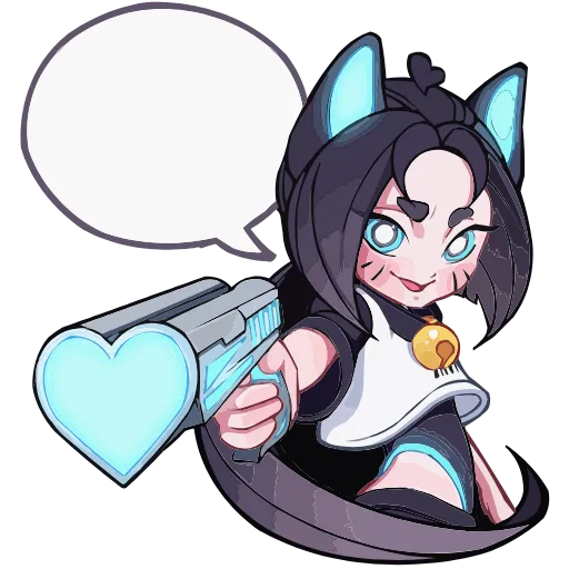 🔫 Эмодзи «Кибер Милшу 02» для Telegram