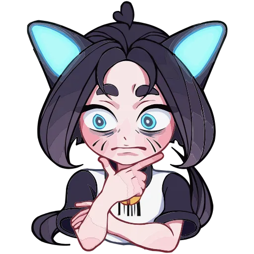 🤔 Эмодзи «Кибер Милшу 02» для Telegram