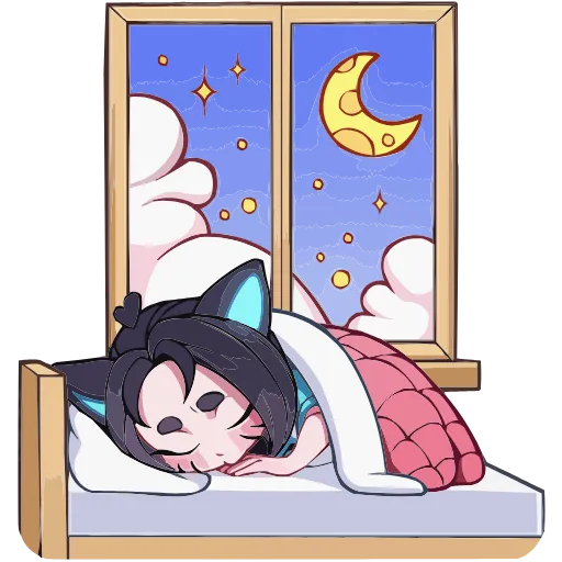 😴 Эмодзи «Кибер Милшу 02» для Telegram