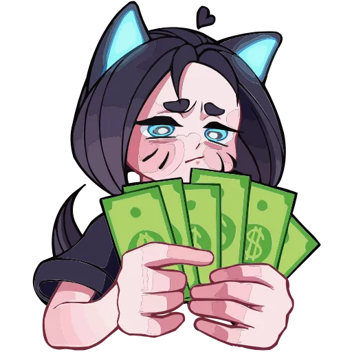 🤑 Эмодзи «Кибер Милшу 02» для Telegram
