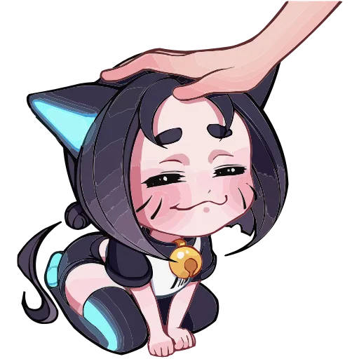 😌 Эмодзи «Кибер Милшу 02» для Telegram