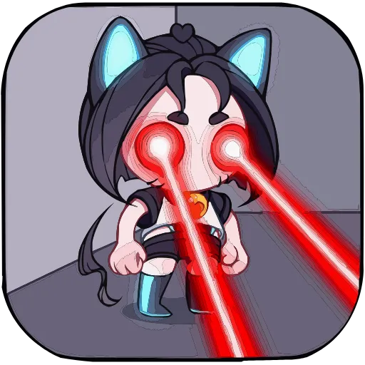 😳 Эмодзи «Кибер Милшу 02» для Telegram