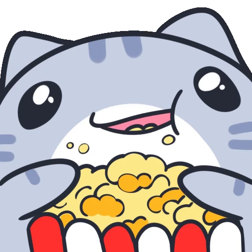Стикерпак cybercats для Telegram — скачать