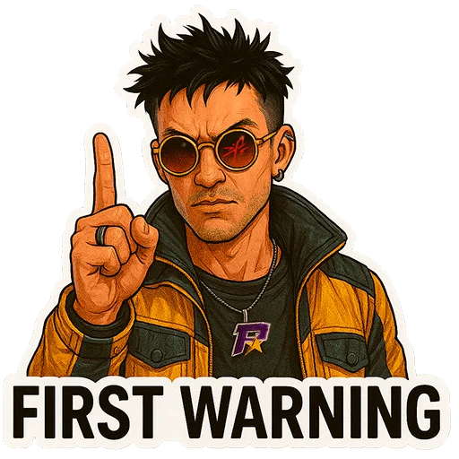 😠 Стикер «cyberpunk drawer» для Telegram