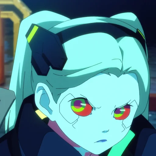😒 Стикер «Cyberpunk Edgerunners Rebecca» для Telegram