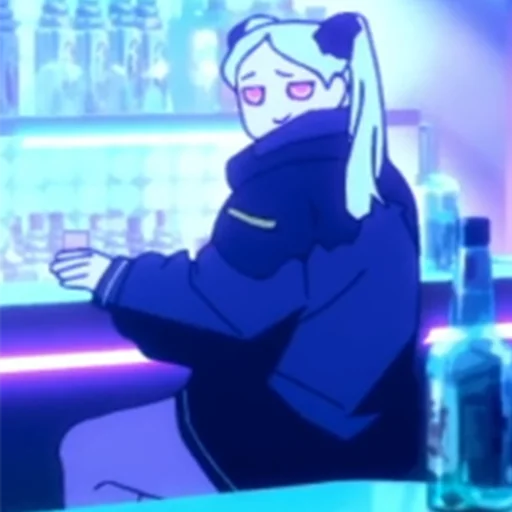 😏 Стикер «Cyberpunk Edgerunners Rebecca» для Telegram
