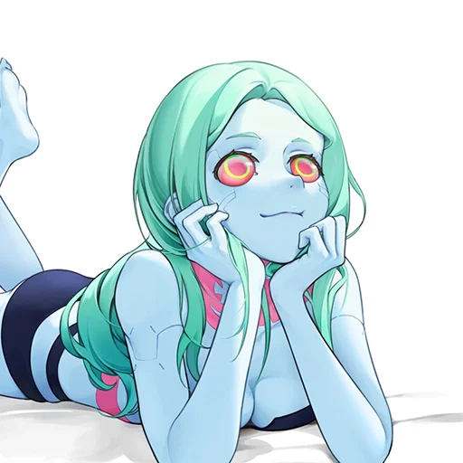 😒 Стикер «Cyberpunk Edgerunners Rebecca» для Telegram