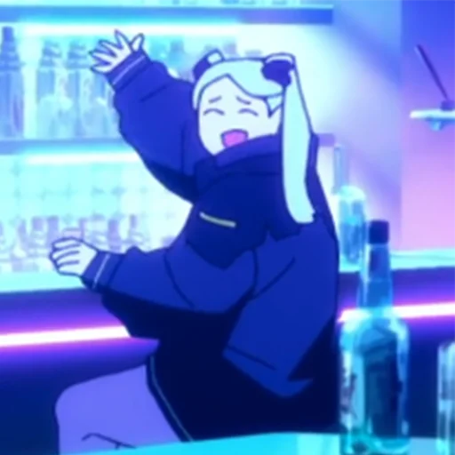 👋 Стикер «Cyberpunk Edgerunners Rebecca» для Telegram