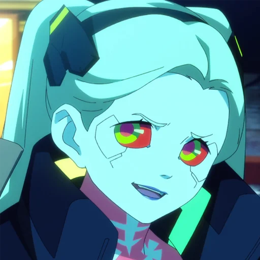 😏 Стикер «Cyberpunk Edgerunners Rebecca» для Telegram