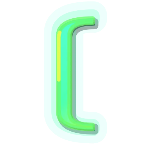 🔅 Эмодзи «#animated #decor #fonts #neon» для Telegram