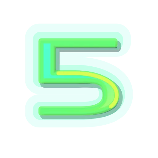 5️⃣ Эмодзи «#animated #decor #fonts #neon» для Telegram