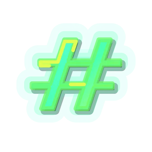 🔅 Эмодзи «#animated #decor #fonts #neon» для Telegram