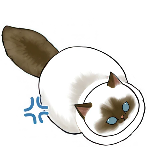 😤 Стикер «Нян котики» для Telegram