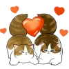 🫶 Эмодзи «Нян котики» для Telegram