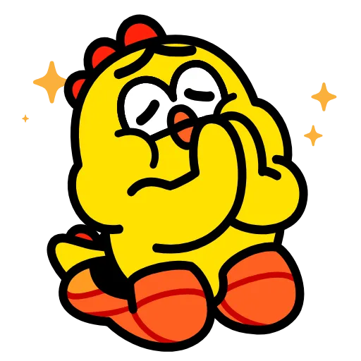 Эмодзи «цып» для Telegram