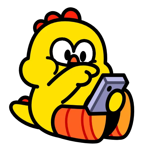 Эмодзи «цып» для Telegram