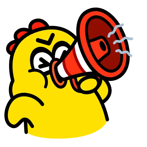 Эмодзи «цып» для Telegram