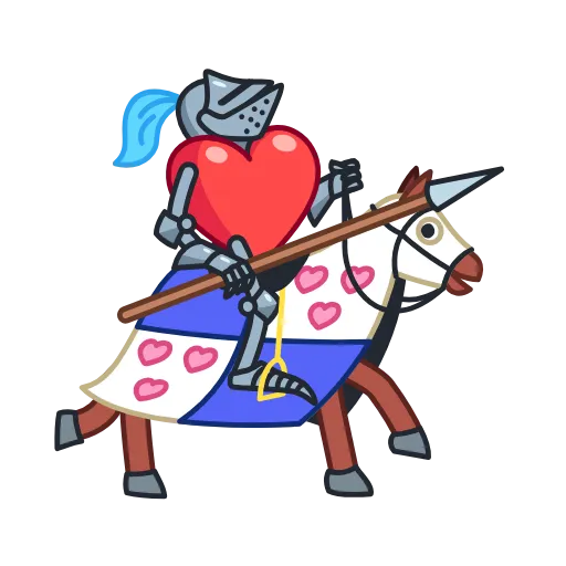 🏃‍♀ Эмодзи «Date Knight» для Telegram