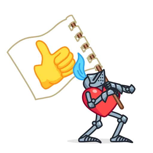 👍 Эмодзи «Date Knight» для Telegram
