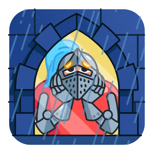 😔 Эмодзи «Date Knight» для Telegram