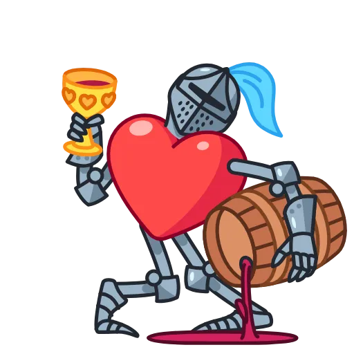 🥴 Эмодзи «Date Knight» для Telegram