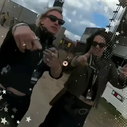 🤩 Стикер «Jamie Campbell Bower²Wilh El Mina» для Telegram