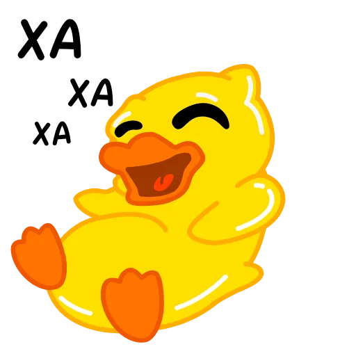 😂 Стикер «Уточка Клюква» для Telegram
