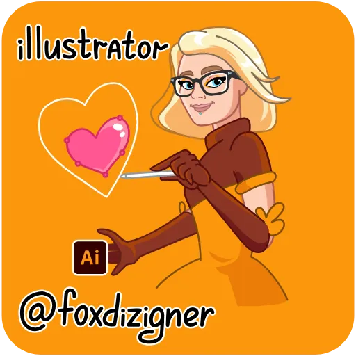 👩‍🎨 Стикер «Уточка Клюква» для Telegram