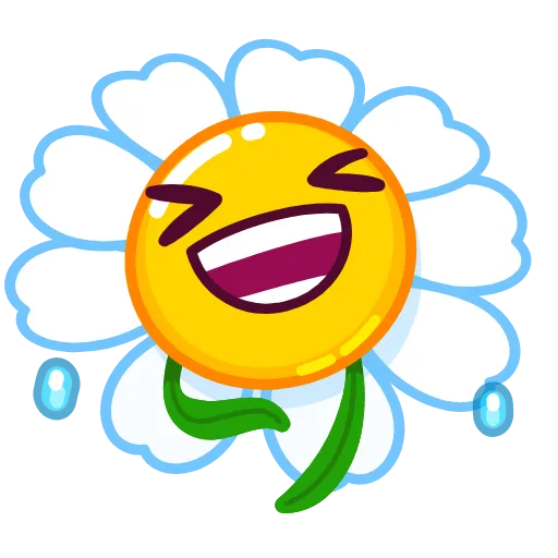 Стикерпак Daisy Romashka для Telegram — скачать