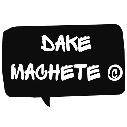 © Стикер «Dake Machete ©» для Telegram