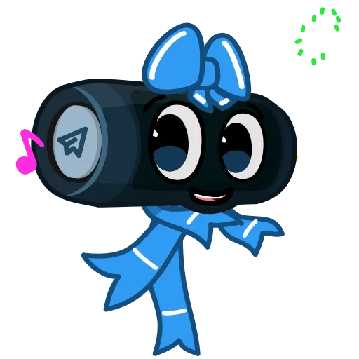 🔈 Стикер «Music & Dance» для Telegram
