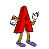 Стикерпак Dancing Alphabet для Telegram