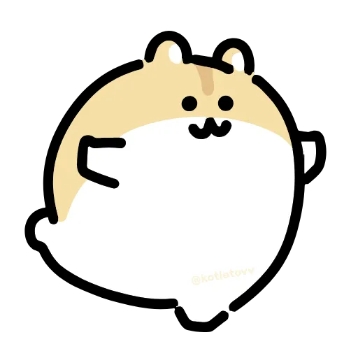 🐹 Стикер «Dancing Hamster» для Telegram