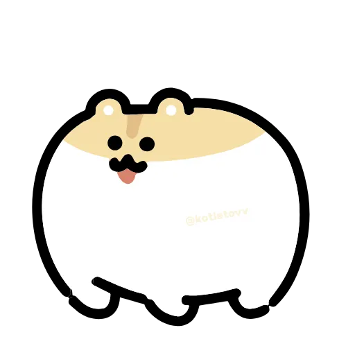 Стикерпак Dancing Hamster для Telegram — скачать