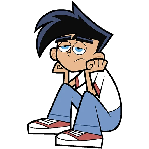 🫤 Стикер «Danny Phantom» для Telegram