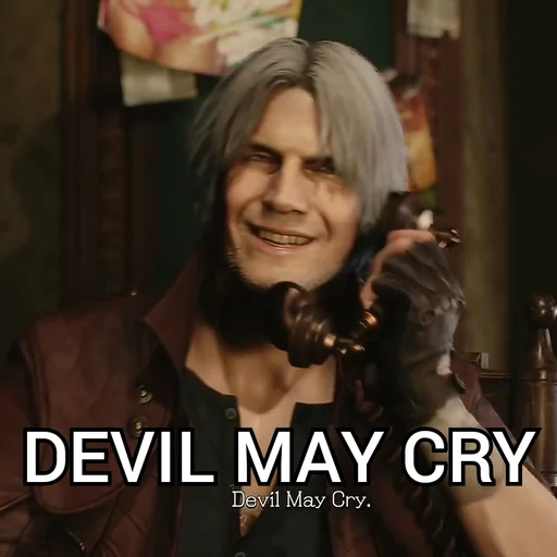 😁 Стикер «Dante Devil May Cry» для Telegram
