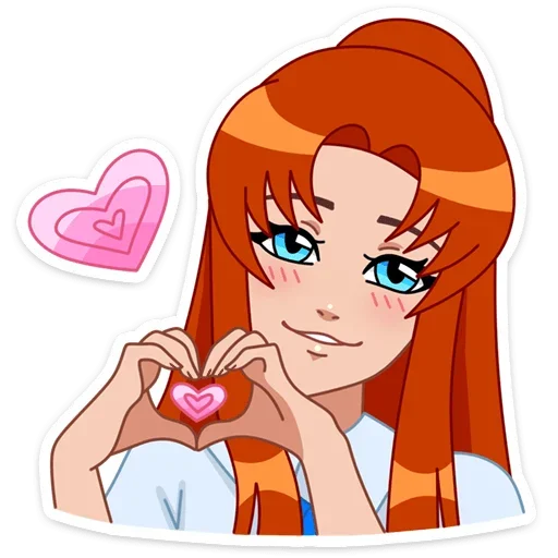 ❤ Стикер «Дарья» для Telegram